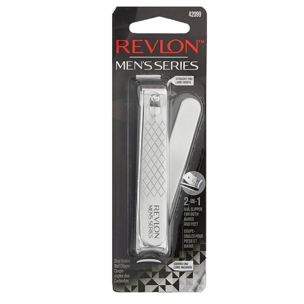 Revlon Men's Series 2-in-1 Nail Clipper NIP